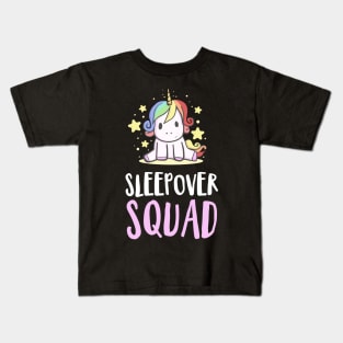 Sleepover Squad Rainbow Kids T-Shirt